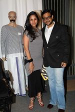 Pratima & Gaurav Bhatia at Le Mill men_s wear collection launch in Mumbai on 31st March 2012.JPG